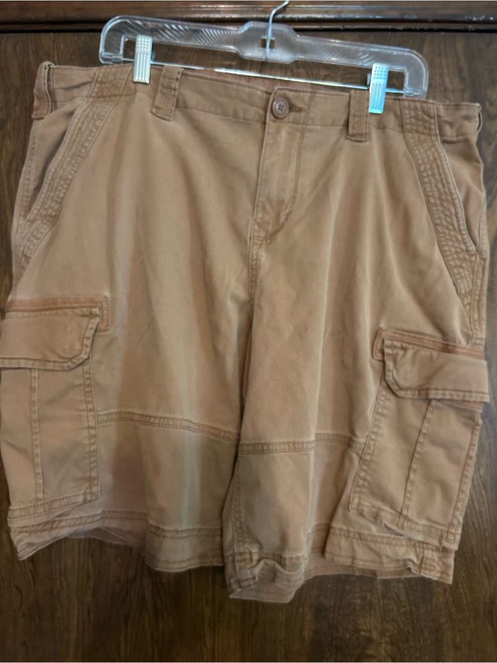 George Men's Cargo Shorts in Light Brown